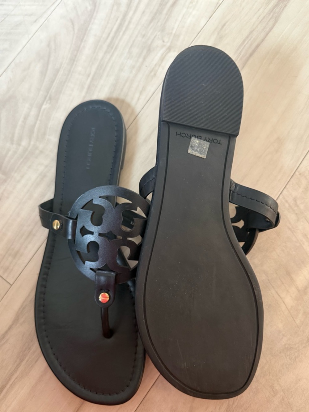 Tory Burch MILLER black SANDAL - Picture 7 of 9